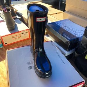 Hunter 'Original Short' Gloss Rain Boot